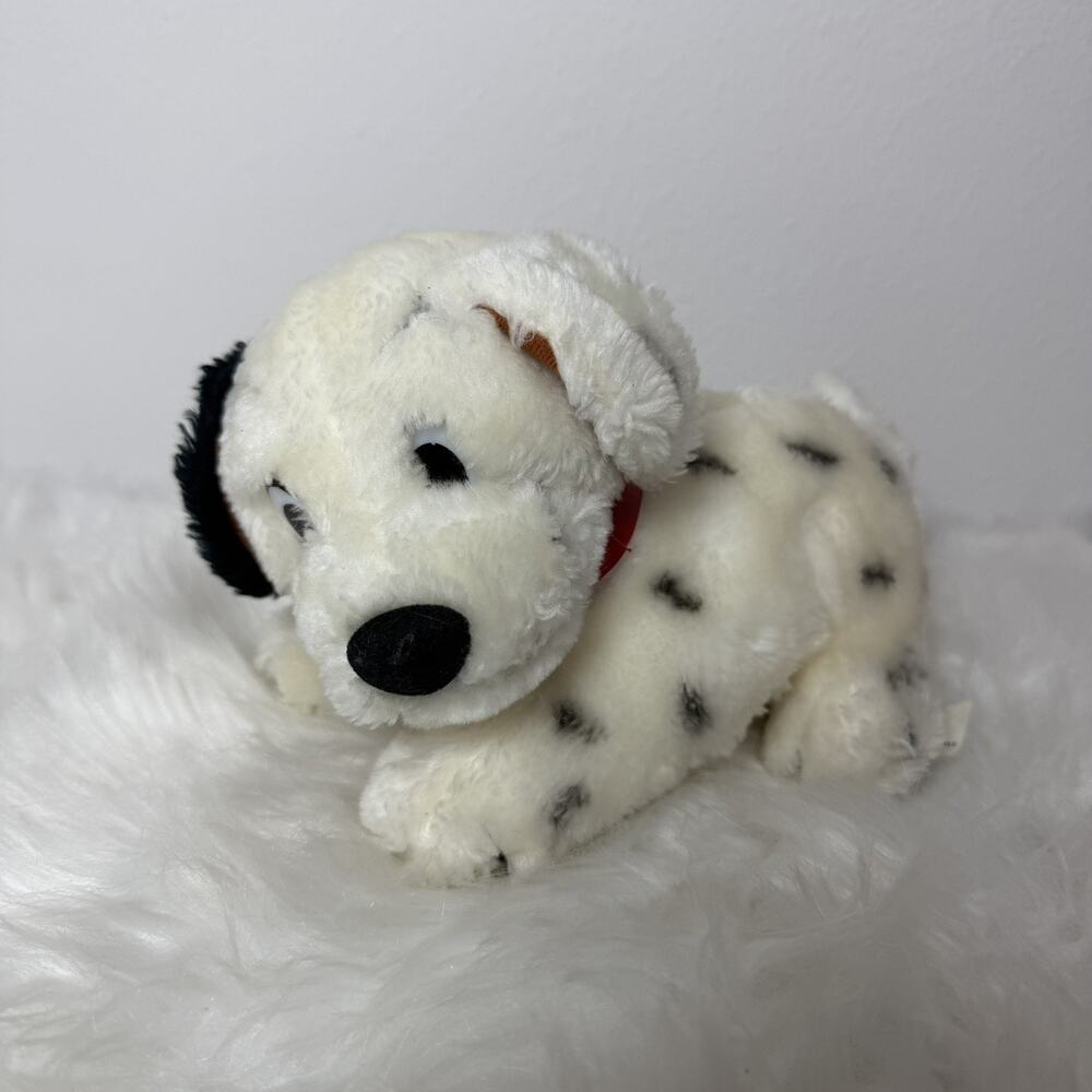 101 Dalmatians Movie Sears Puppy Dog Plush Stuffed Animal Red Collar Vtg Disney